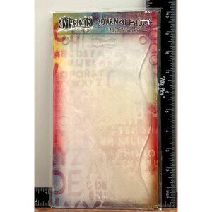 Dylusions Journal Block 9" X 5" Acrylic Block For Unmounted Stamps By Ranger Ink